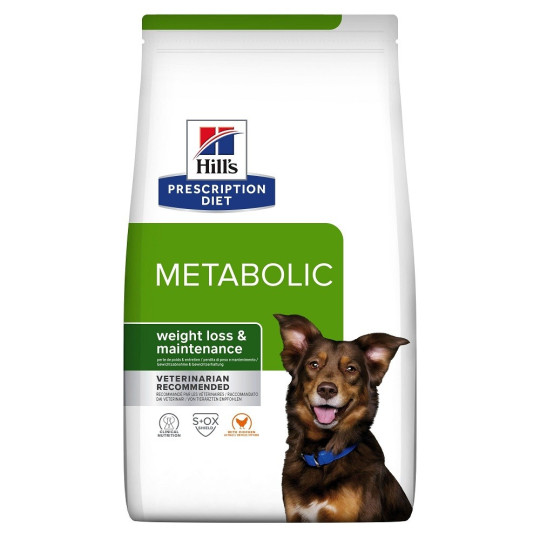 régime metabolic chien  hill's